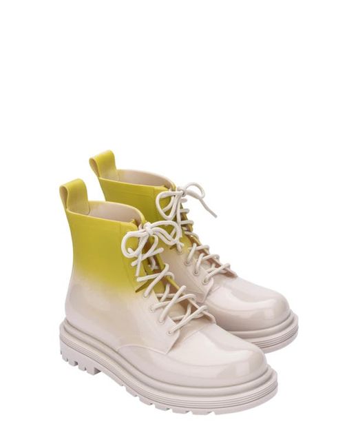 Melissa Coturno Combat Boot in Green at