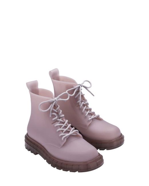Melissa Coturno Combat Boot in Matte Lilac at