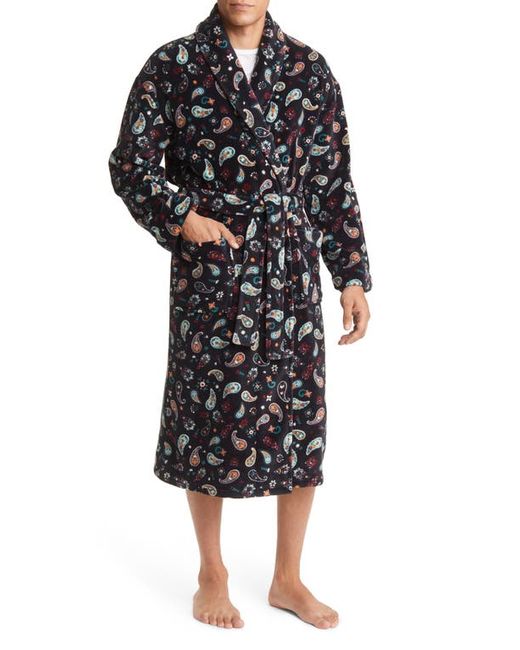 Majestic International Paisley Fleece Robe in at