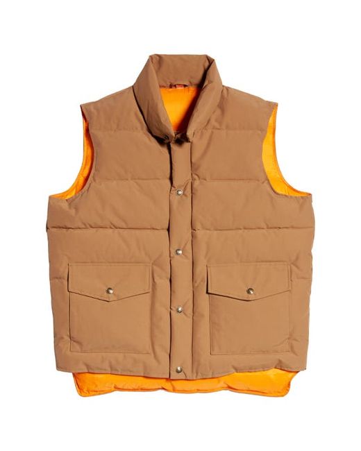 Schott Nylon Cotton Puffer Vest in at