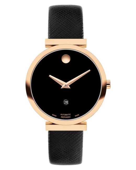 Movado Museum Classic Leather Strap Watch 32mm in at