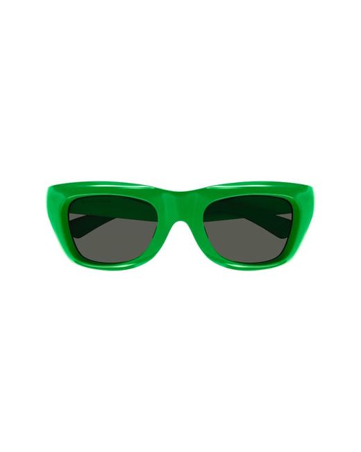 Bottega Veneta 49mm Rectangular Sunglasses in at