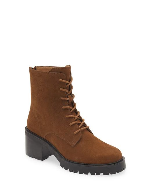 Madewell The Bradley Lace-Up Lug Sole Boot in at
