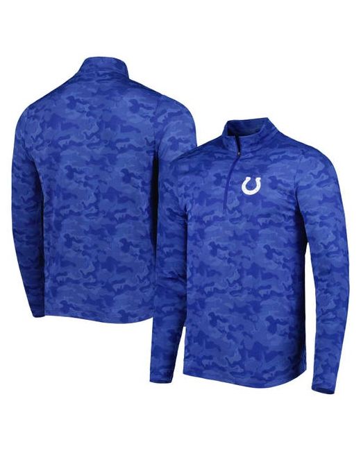 Antigua Indianapolis Colts Brigade Quarter-Zip Sweatshirt at