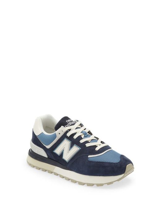 New Balance 574 Rugged Sneaker in Navy/Sea Salt at