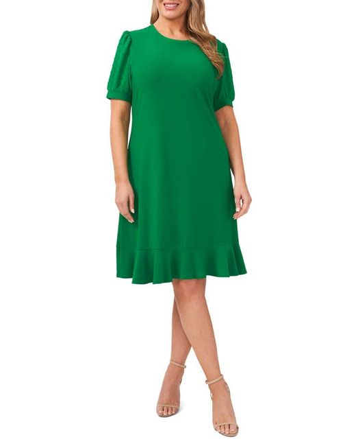 Cynthia Steffe Clip Dot Puff Sleeve Dress in at