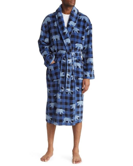 Majestic International Chalet Chic Fleece Robe in at