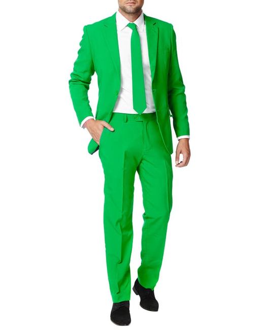 OppoSuits Evergreen Trim Fit Suit with Tie at