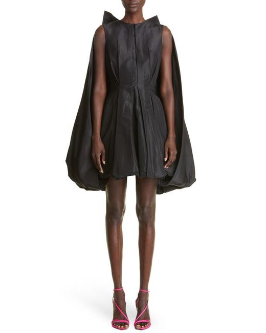 Jason Wu Collection Cape Back Bubble Hem Faille Minidress in at