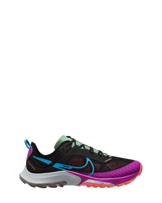 Nike Air Zoom Terra Kiger 8 Trail Running Shoe in Black/Laser Blue at