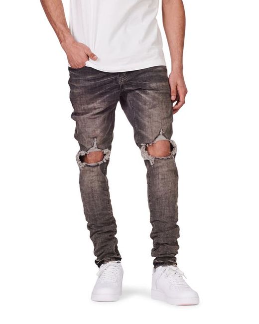 Purple Brand Ripped Stretch Skinny Jeans in at