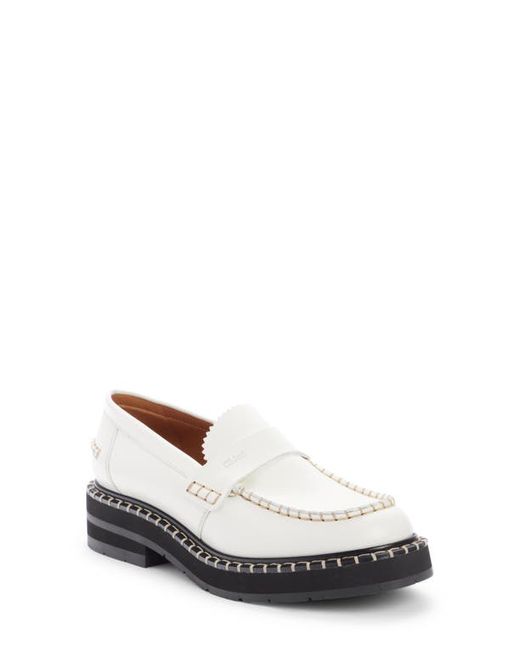 Chloé Noua Stitch Detail Loafer in at