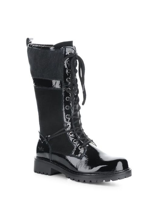 Bos. & Co. Bos. Co. Hallowed Waterproof Boot in Patent/Suede/Pana at