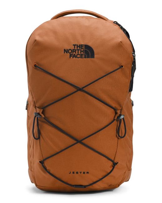 The North Face Jester Backpack in Leather Black at