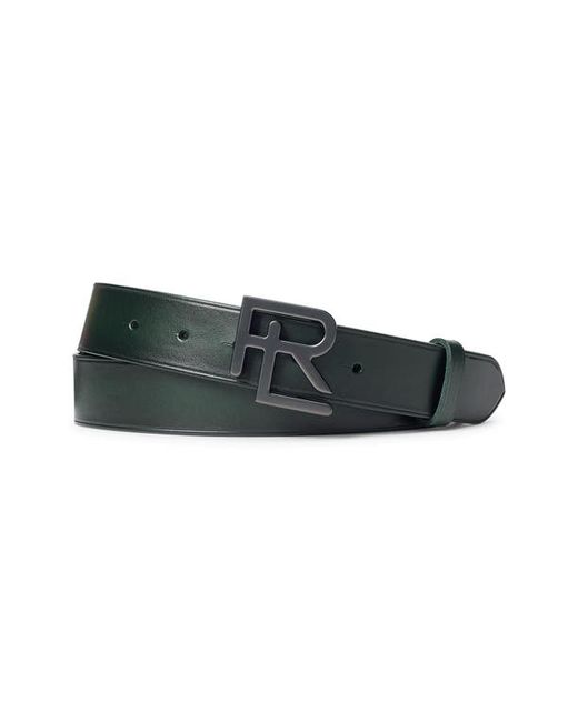 Ralph Lauren Purple Label RL Buckle Leather Belt in at