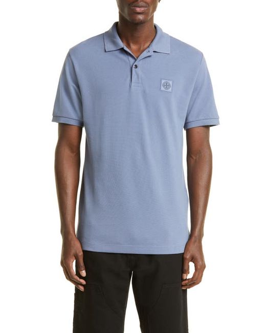 Stone Island Short Sleeve Cotton Polo in at