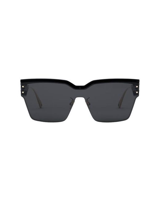 Christian Dior Club Rectangular Shield Sunglasses in Grey Smoke at