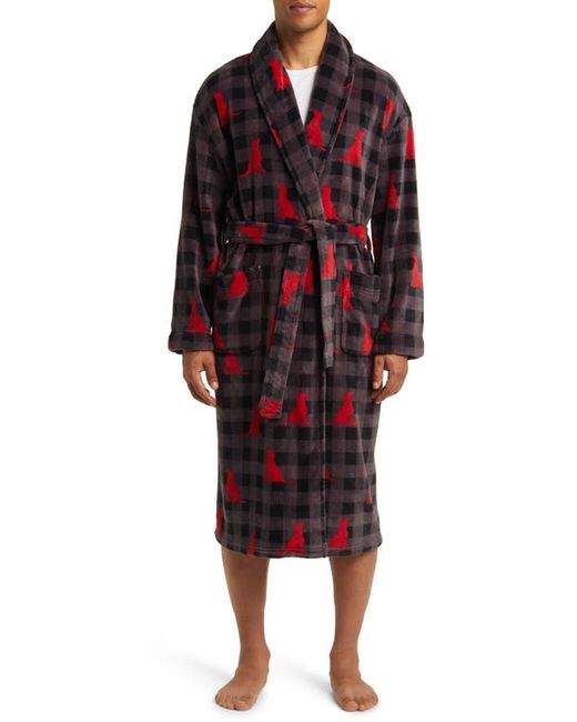 Majestic International Chalet Chic Fleece Robe in at
