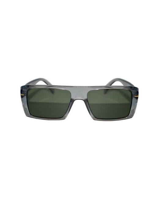 Fifth & Ninth Atlas 54mm Polarized Rectangular Sunglasses in Olive at