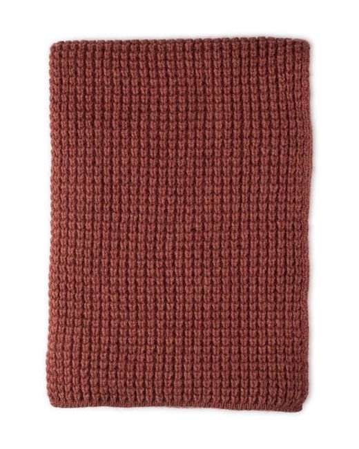 Mackie Oban Pineapple Stitch Seamless Lambswool Scarf in at