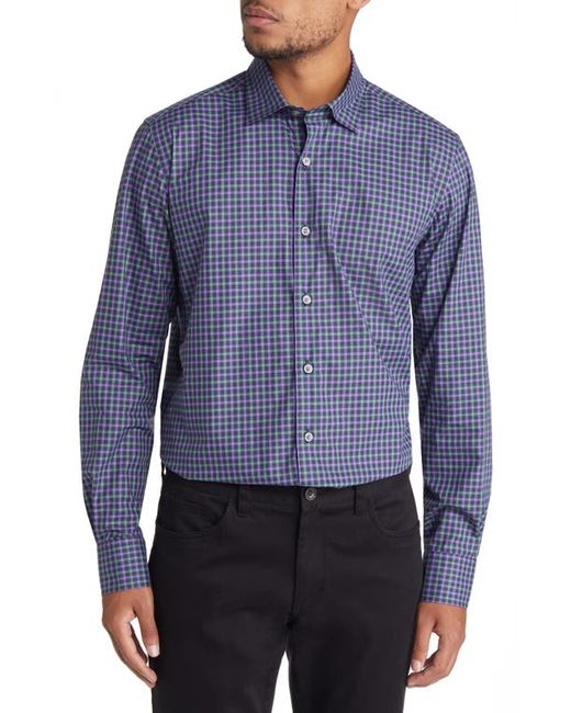 Scott Barber Plaid Button-Up Shirt in at