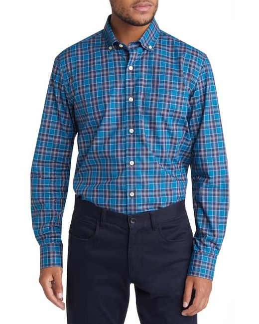 Scott Barber Plaid Button-Down Shirt in at