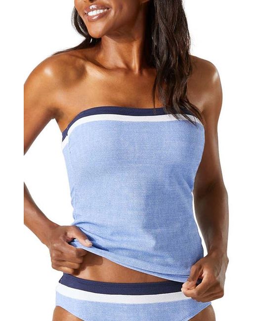 Tommy Bahama Island Cays Colorblock Bandini Swim Top in at