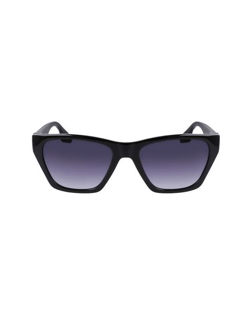 Converse Recraft 54mm Gradient Cat Eye Sunglasses in at