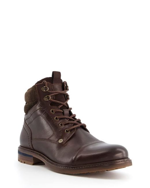 Dune London Candor Lace-Up Cap Toe Boot in at