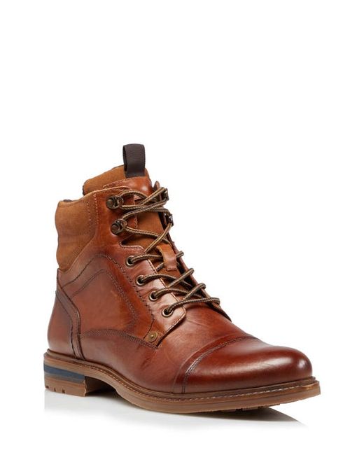 Dune London Candor Lace-Up Cap Toe Boot in at
