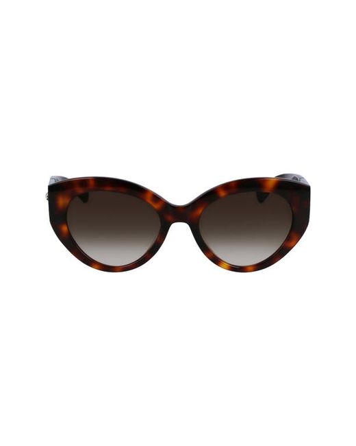 Longchamp Roseau 54mm Gradient Cat Eye Sunglasses in at