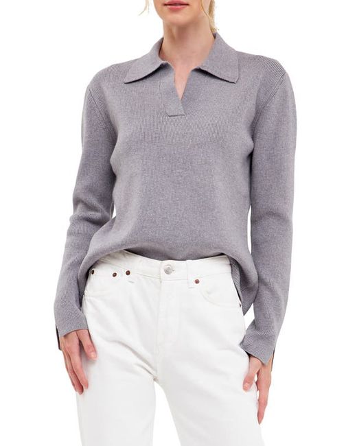 English Factory Polo Collar Sweater in at