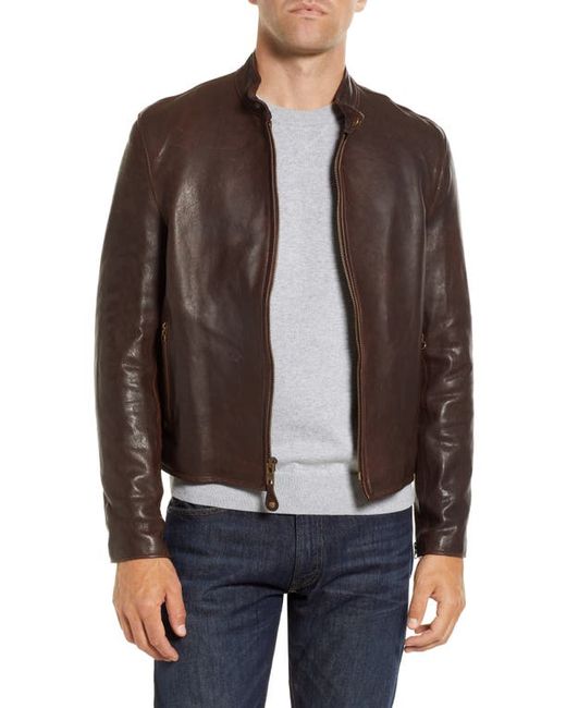 Schott Leather Moto Jacket in at