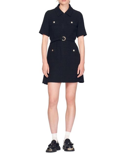 Sandro Nour Belted Minidress in at