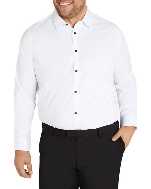 Johnny Bigg Linton Regular Fit Stretch Cotton Button-Up Shirt in at