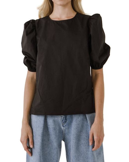 English Factory Puff Sleeve Top in at