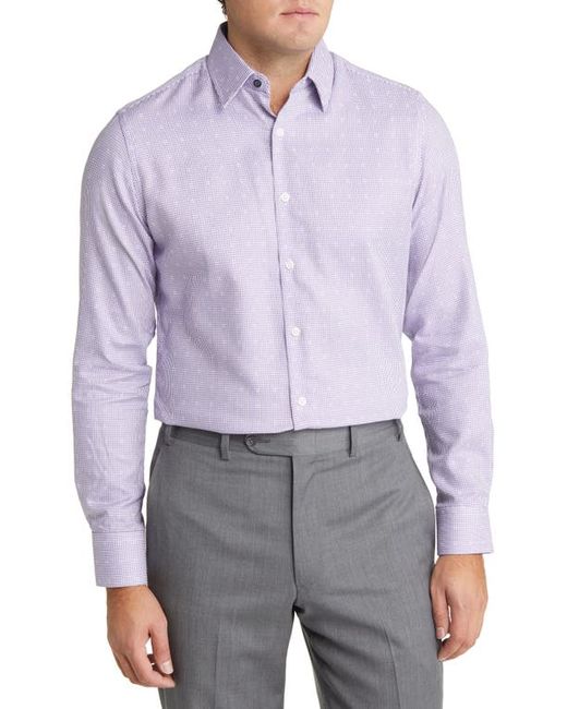 Duchamp Tailored Fit Basket Weave Dress Shirt in at