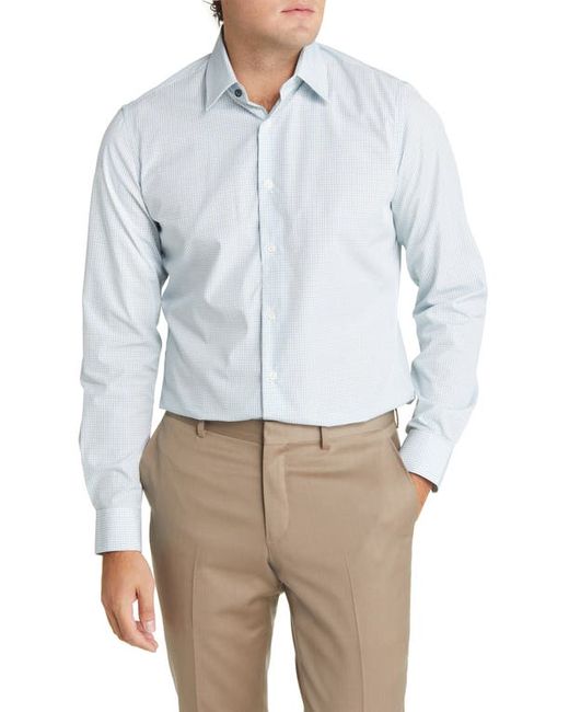 Duchamp Tailored Fit Check Dress Shirt in at
