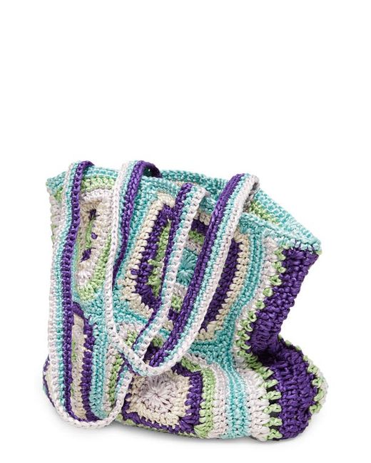 Mango Crochet Shopper Bag in at