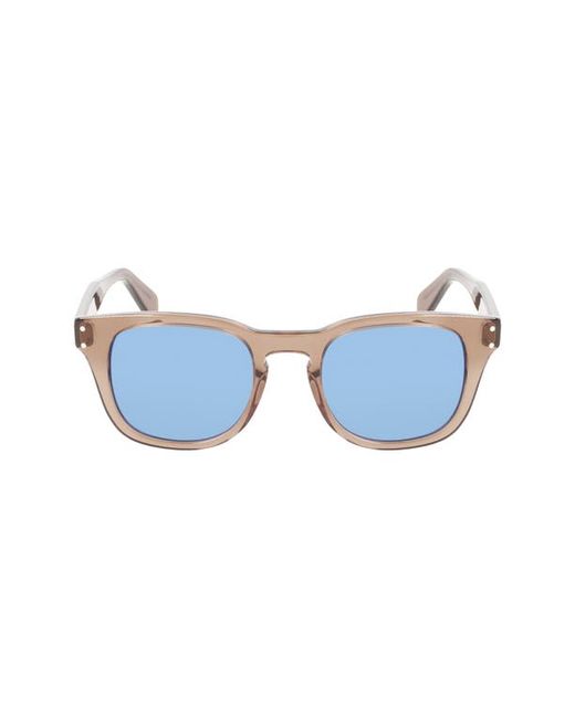 Salvatore Ferragamo 49mm Small Rectangular Sunglasses in at