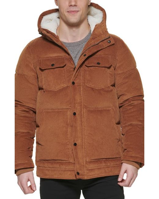 Levi's Corduroy Puffer Coat in at