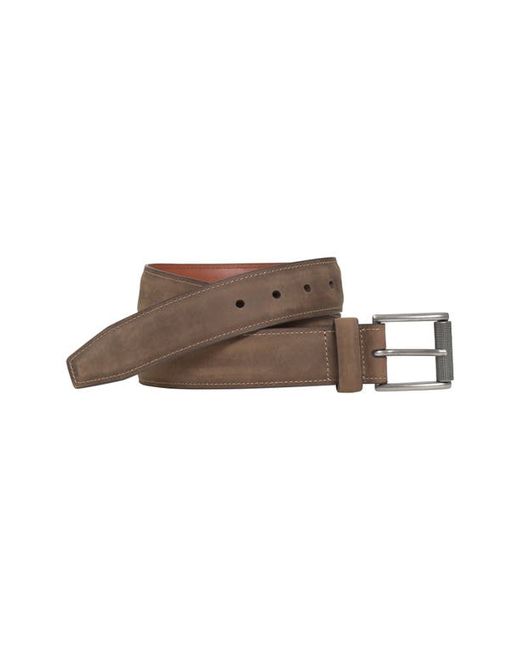 Johnston & Murphy Oiled Leather Belt in at