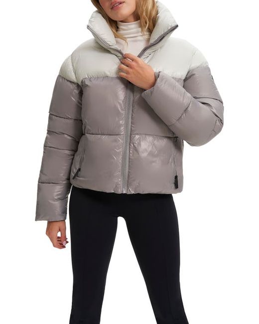 Noize Lotte Colorblock Puffer Jacket in at