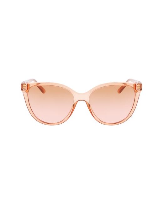 Salvatore Ferragamo 57mm Gradient Cat Eye Sunglasses in at
