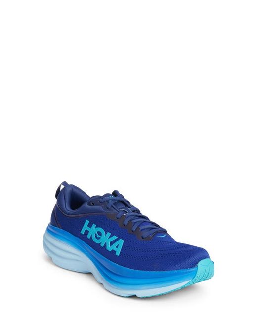 Hoka Bondi 8 Running Shoe in Bellwether Bluing at