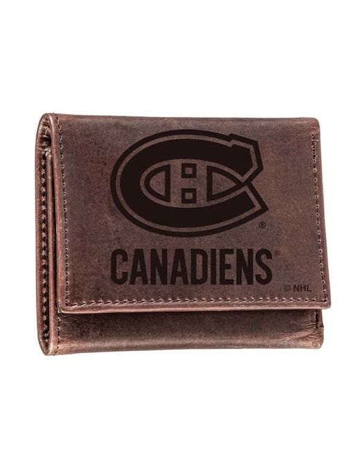 Evergreen Enterprises Montreal Canadiens Leather Team Tri-Fold Wallet in at