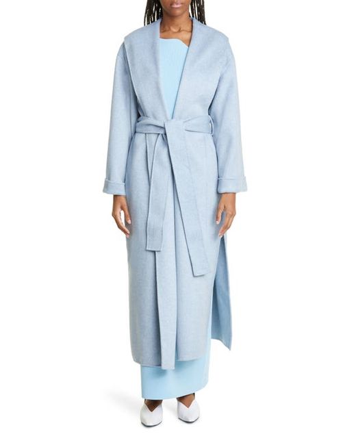 By Malene Birger Trullem Long Wool Wrap Coat in at