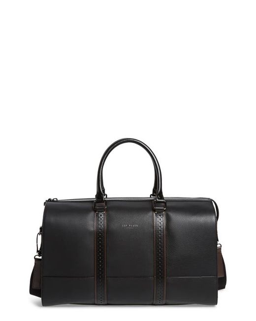 Ted Baker London Topped Leather Duffle Bag in at
