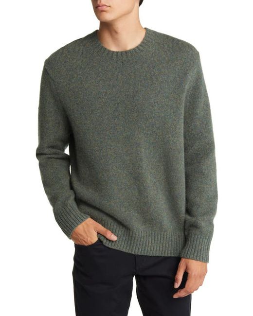Vince Mélange Crewneck Wool Blend Sweater in at