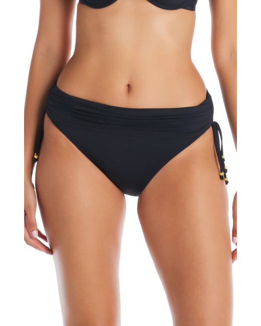 Rod Beattie All Tied Up Shirred Hipster Bikini Bottoms in at